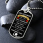Remembrance Day | Lest We Forget | Dog Tag Necklace - Elliotrose Gifts