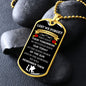 Remembrance Day | Lest We Forget | Dog Tag Necklace - Elliotrose Gifts