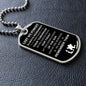 Remembrance Day | Lest We Forget Remember | Dog Tag Necklace - Elliotrose Gifts