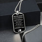 Remembrance Day | Lest We Forget Remember | Dog Tag Necklace - Elliotrose Gifts