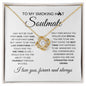 Smoking Hot Soulmate | Love You | Love Knot Necklace - Elliotrose Gifts