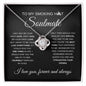 Smoking Hot Soulmate | Straighten Your Crown | Love Knot Necklace - Elliotrose Gifts