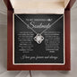 Smoking Hot Soulmate | Straighten Your Crown | Love Knot Necklace - Elliotrose Gifts