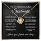 Smoking Hot Soulmate | Straighten Your Crown | Love Knot Necklace - Elliotrose Gifts