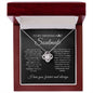 Smoking Hot Soulmate | Straighten Your Crown | Love Knot Necklace - Elliotrose Gifts