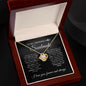 Smoking Hot Soulmate | Straighten Your Crown | Love Knot Necklace - Elliotrose Gifts