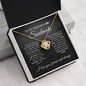 Smoking Hot Soulmate | Straighten Your Crown | Love Knot Necklace - Elliotrose Gifts