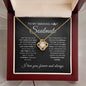 Smoking Hot Soulmate | Straighten Your Crown | Love Knot Necklace - Elliotrose Gifts