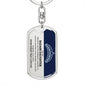 Straighten Your Crown | To My Daughter | Keychain - Elliotrose Gifts
