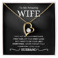 To My Amazing Wife | I Love You | Forever Love Necklace - Elliotrose Gifts