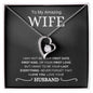 To My Amazing Wife | I Love You | Forever Love Necklace - Elliotrose Gifts