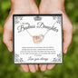 To My Badass Daughter | Always Remember | Interlocking Heart Necklace - theelliotrose