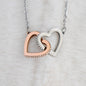 To My Badass Daughter | Always Remember | Interlocking Heart Necklace - theelliotrose