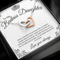 To My Badass Daughter | Always Remember | Interlocking Heart Necklace - theelliotrose