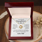 To My Beautiful Daughter - Always Keep Me In Your Heart - Love Knot Necklace - Elliotrose Gifts