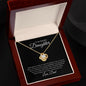 To My Beautiful Daughter | Always Remember | Love knot Necklace - Elliotrose Gifts