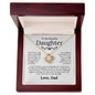 To My Beautiful Daughter - Give You One Thing In Life - Love Knot Necklace - Elliotrose Gifts