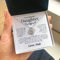 To My Beautiful Daughter - Give You One Thing In Life - Love Knot Necklace - Elliotrose Gifts