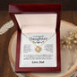 To My Beautiful Daughter - How Special You Are To Me - Love Knot Necklace - Elliotrose Gifts