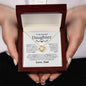 To My Beautiful Daughter - I Will Always Be In Your Heart - Love Knot Necklace - Elliotrose Gifts