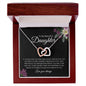 To My Beautiful Daughter | If I could give you | Interlocking Heart Necklace - Elliotrose Gifts