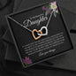 To My Beautiful Daughter | If I could give you | Interlocking Heart Necklace - Elliotrose Gifts