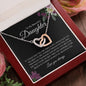To My Beautiful Daughter | If I could give you | Interlocking Heart Necklace - Elliotrose Gifts
