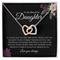 To My Beautiful Daughter | If I could give you | Interlocking Heart Necklace - Elliotrose Gifts