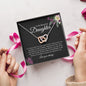 To My Beautiful Daughter | If I could give you | Interlocking Heart Necklace - Elliotrose Gifts
