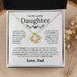 To My Beautiful Daughter - Most Beautiful Chapter - Love Knot Necklace - Elliotrose Gifts