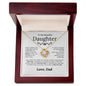 To My Beautiful Daughter - My Last Breath To Say I Love You - Love Knot Necklace - Elliotrose Gifts