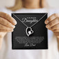 To My Beautiful Daughter | Never Forget | Forever Heart Necklace - Elliotrose Gifts