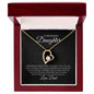 To My Beautiful Daughter | Never Forget | Forever Heart Necklace - Elliotrose Gifts