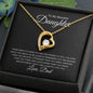 To My Beautiful Daughter | Never Forget | Forever Heart Necklace - Elliotrose Gifts