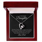 To My Beautiful Daughter | Never Forget | Forever Heart Necklace - Elliotrose Gifts