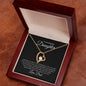To My Beautiful Daughter | Never Forget | Forever Heart Necklace - Elliotrose Gifts