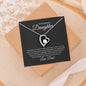 To My Beautiful Daughter | Never Forget | Forever Heart Necklace - Elliotrose Gifts