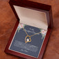 To My Beautiful Daughter | Never Forget | Forever Love Necklace - Elliotrose Gifts