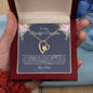 To My Beautiful Daughter | Never Forget | Forever Love Necklace - Elliotrose Gifts