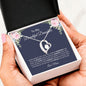 To My Beautiful Daughter | Never Forget | Forever Love Necklace - Elliotrose Gifts