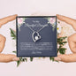 To My Beautiful Daughter | Never Forget | Forever Love Necklace - Elliotrose Gifts