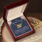 To My Beautiful Daughter | Never Forget | Interlocking Heart - Elliotrose Gifts