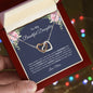 To My Beautiful Daughter | Never Forget | Interlocking Heart - Elliotrose Gifts