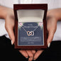 To My Beautiful Daughter | Never Forget | Interlocking Heart - Elliotrose Gifts