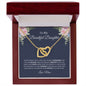 To My Beautiful Daughter | Never Forget | Interlocking Heart - Elliotrose Gifts