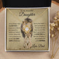 To My Beautiful Daughter | Never Forget | Love Knot Necklace - Elliotrose Gifts