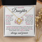 To My Beautiful Daughter | Someday When | Love Knot Necklace - Elliotrose Gifts