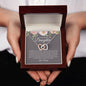 To My Beautiful Daughter | Sometimes | Interlocking Heart Necklace - Elliotrose Gifts