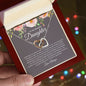 To My Beautiful Daughter | Sometimes | Interlocking Heart Necklace - Elliotrose Gifts