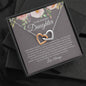 To My Beautiful Daughter | Sometimes | Interlocking Heart Necklace - Elliotrose Gifts